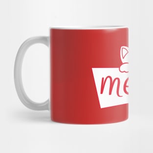 Cute kitty meowing Mug